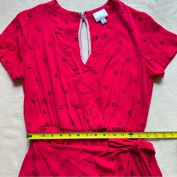 Anthropologie ett:twa Romper Embroidered Pink Women's Size S - Picture 13 of 16